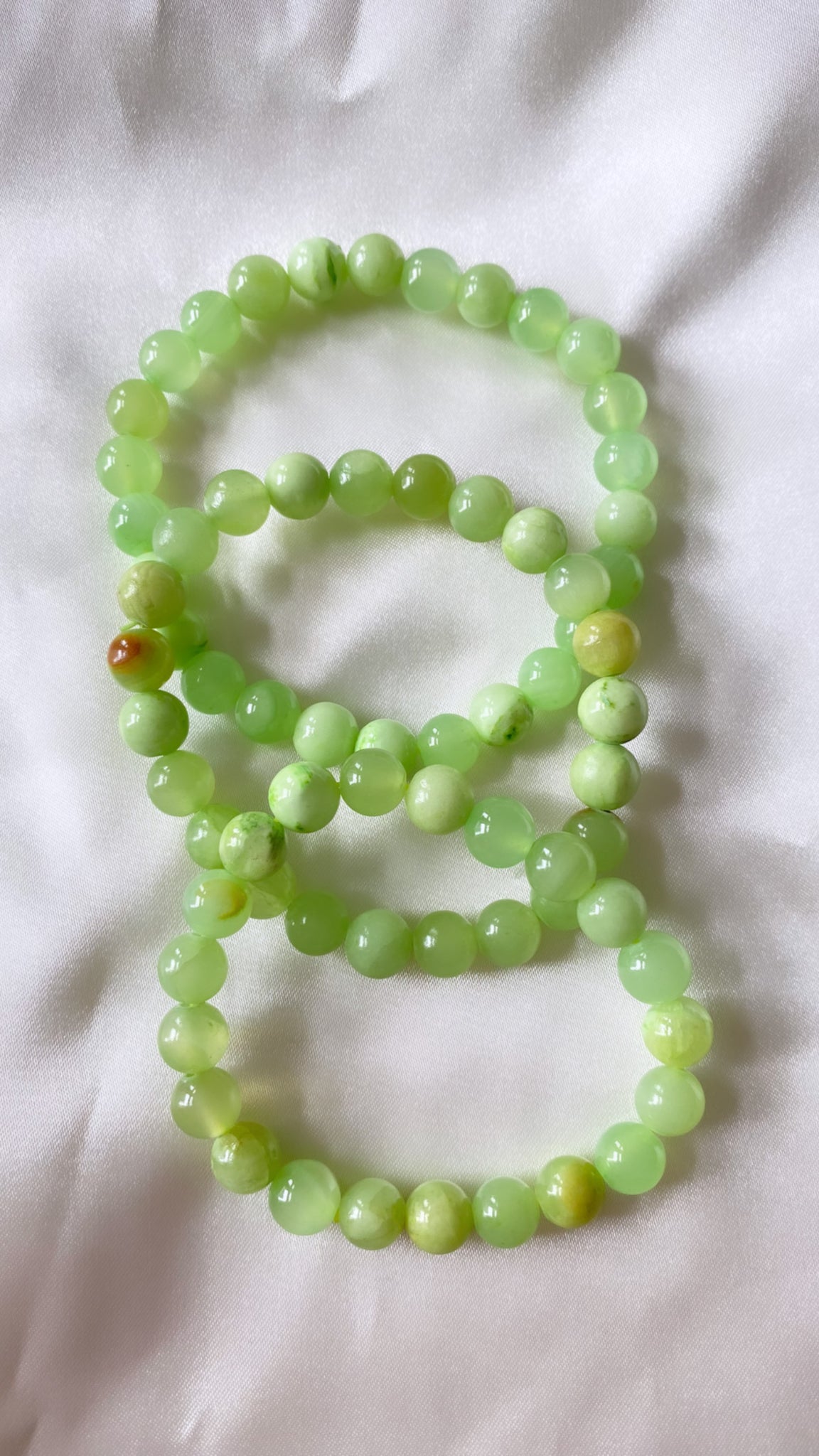 Green hot sale calcite beads